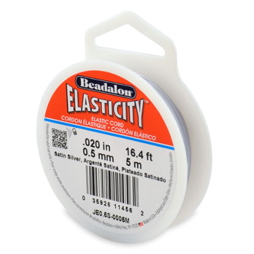 Elasticity 0.5mm(사틴실버) - 5m