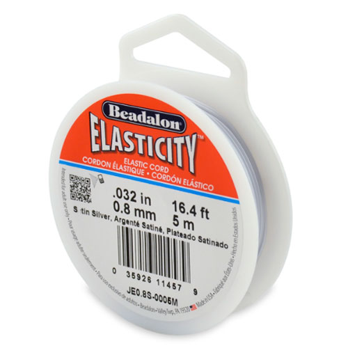 Elasticity 0.8mm(사틴실버) - 5m