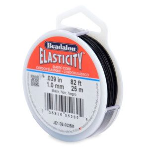 Elasticity 1mm(블랙) - 25m