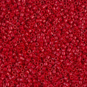델리카비즈 1.6mm(DB791번 : Red Dyed Opaque) - 3g