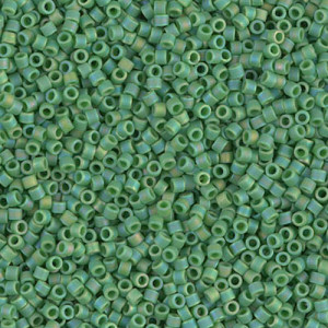 델리카비즈 1.6mm(DB877번 : Green Matte Opaque AB) - 3g