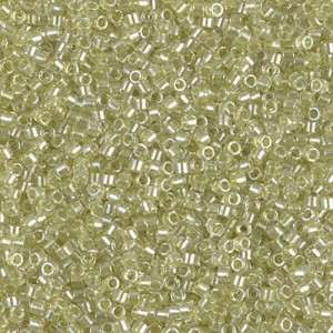 델리카비즈 1.6mm(DB903번 : Sparkling Peridot-Lined Crystal) - 3g