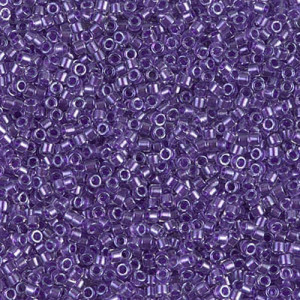 델리카비즈 1.6mm(DB906번 : Sparkling Purple-Lined Crystal) - 3g