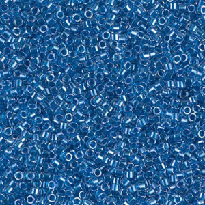 델리카비즈 1.6mm(DB920번 : Sparkling Cerulean Blue-Lined Crystal) - 3g