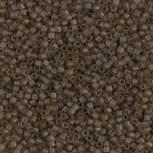 델리카비즈 1.6mm(DB384번 : Smoky Quartz Matte Transparent) - 3g