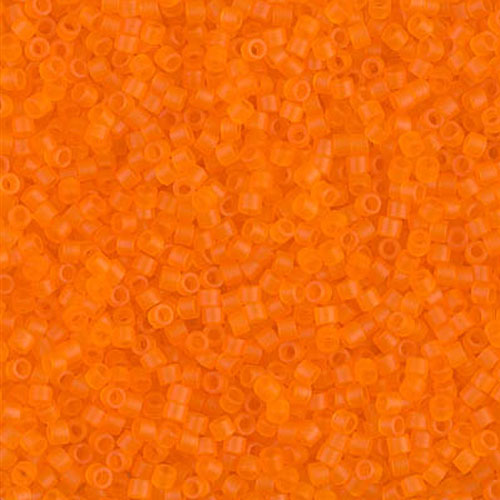 델리카비즈 1.6mm(DB744번 : Orange Matte Transparent) - 3g