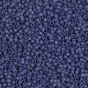 델리카비즈 1.6mm(DB377번 : Metallic Dark Grey Blue Matte) - 3g