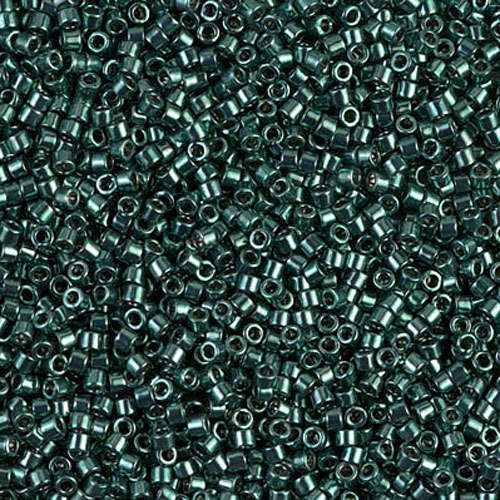 델리카비즈 1.6mm(DB458번 : Dark Green Dyed Galvanized) - 3g