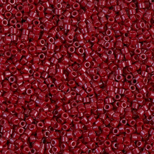 델리카비즈 1.6mm(DB654번 : Cranberry Dyed Opaque) - 3g