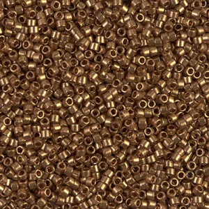 델리카비즈 1.6mm(DB115번 : Metallic Rose Gold Transparent Luster) - 3g