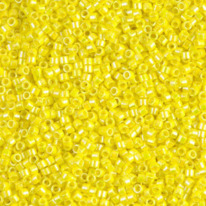 델리카비즈 1.6mm(DB160번 : Yellow Opaque AB) - 3g