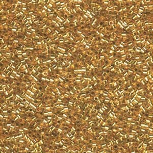델리카컷비즈 1.6mm(DBC33번 : 24kt. Gold-Lined) - 3g