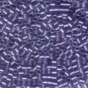 델리카비즈 3mm(DBL906번 : Sparkling Purple-Lined Crystal) - 3g