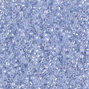 델리카비즈 1.6mm(DB257번 : Crystal/Light Sapphire-Lined) - 3g