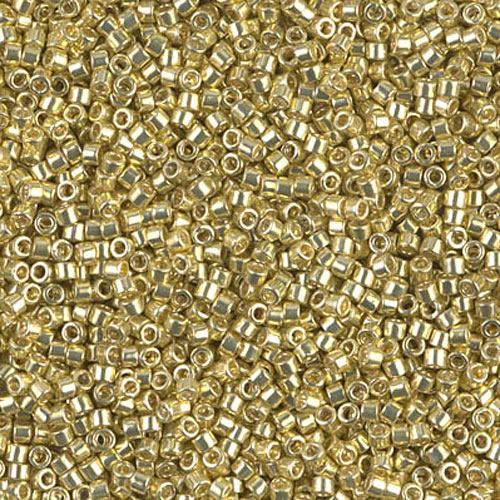 델리카비즈 1.6mm(DB412번 : Yellow Dyed Galvanized) - 3g
