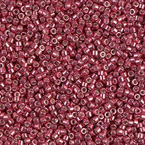 델리카비즈 1.6mm(DB428번 : Raspberry Dyed Galvanized) - 3g