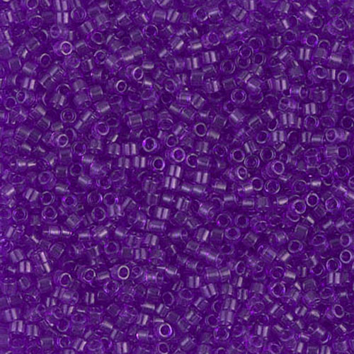 델리카비즈 1.6mm(DB1315번 : Violet Dyed Transparent) - 3g