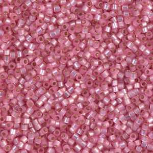 델리카비즈 1.6mm(DB625번 : Pink Alabaster Dyed Silver-Lined) - 3g