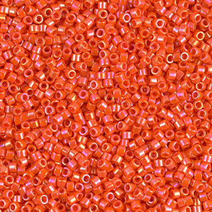 델리카비즈 1.6mm(DB161번 : Orange Opaque AB) - 3g