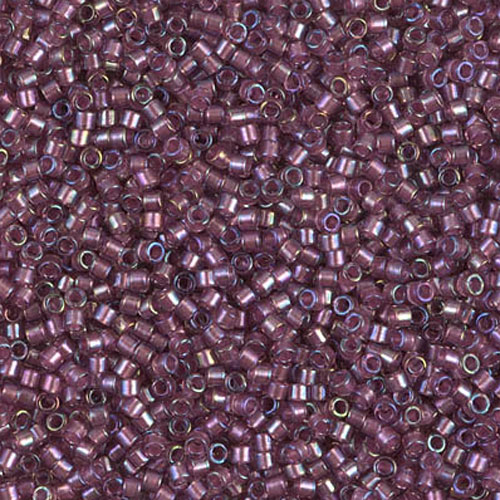 델리카비즈 1.6mm(DB1757번 : Sparkling Orchid-Lined Crystal AB) - 3g