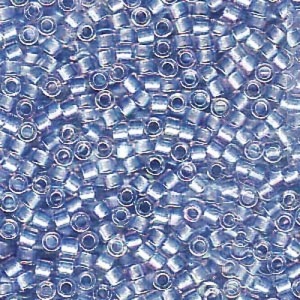 델리카비즈 1.6mm(DB1762번 : Sparkling Sky Blue-Lined Crystal AB) - 3g