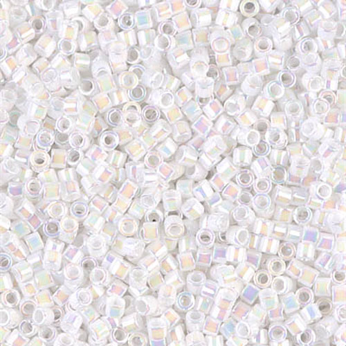 델리카비즈 2.2mm(DBM202번 : White Pearl AB) - 3g