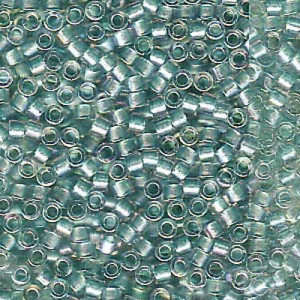 델리카비즈 1.6mm(DB1767번 : Sparkle Aqua Green-Lined Crystal AB) - 3g