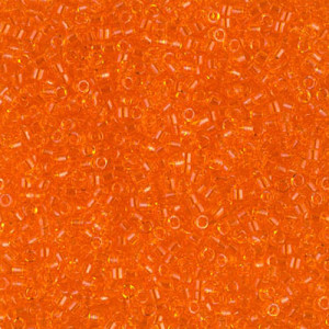 델리카비즈 1.6mm(DB703번 : Orange Transparent) - 3g