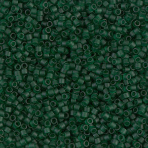 델리카비즈 1.6mm(DB767번 : Forest Green Matte Transparent) - 3g