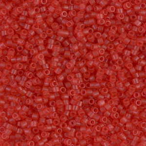 델리카비즈 1.6mm(DB779번 : Watermelon Dyed Matte Transparent) - 3g