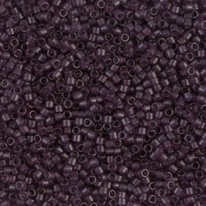 델리카비즈 1.6mm(DB784번 : Dark Purple Dyed Matte Transparent) - 3g