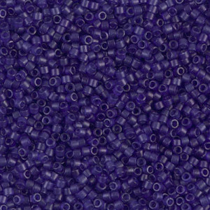 델리카비즈 1.6mm(DB785번 : Violet Dyed Matte Transparent) - 3g