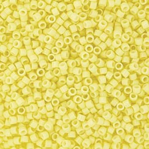 델리카비즈 1.6mm(DB2101번 : Light Lemon Ice Duracoat Opq. Dyed) - 3g