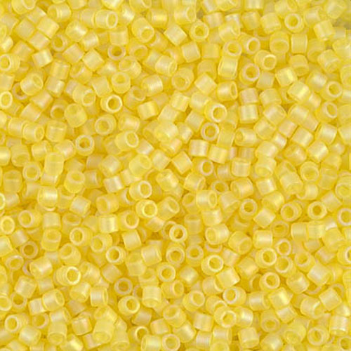 델리카비즈 2.2mm(DBM854번 : Pale Yellow Matte AB) - 3g