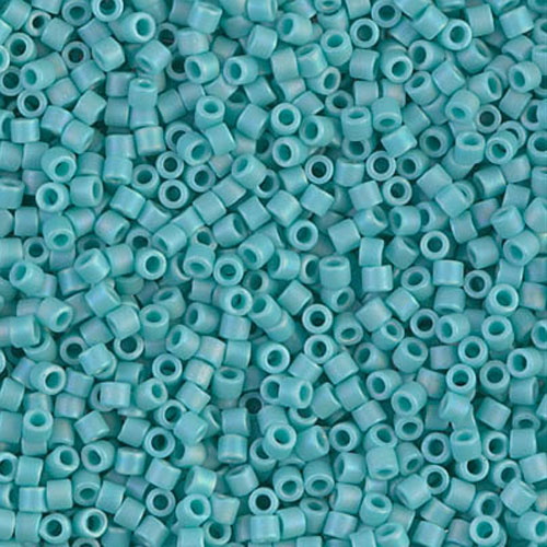 델리카비즈 2.2mm(DBM878번 : Turquoise Matte Opaque AB) - 3g