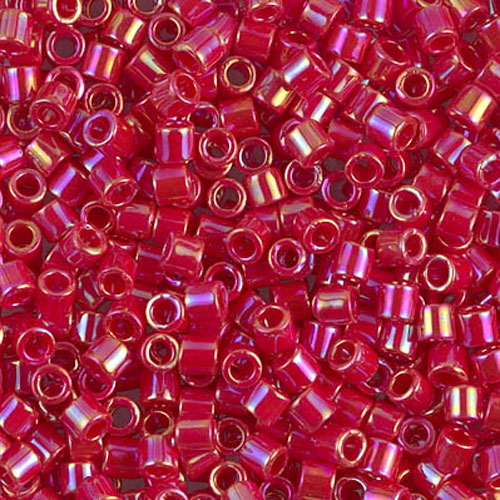 델리카비즈 3mm(DBL162번 : Red Opaque Ab) - 3g
