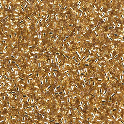 델리카비즈 1.3mm(DBS42번 : Gold Silver-Lined) - 3g