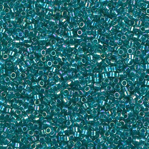 델리카비즈 1.6mm(DB1248번 : Transparent Caribbean Teal Ab) - 3g