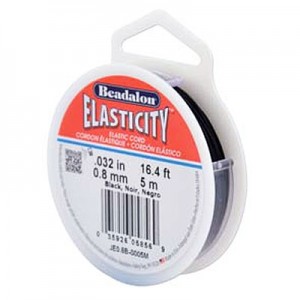 Elasticity 0.8mm(블랙) - 5m