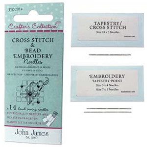 Needles Cross Stitch & Embroidery - 1set(14개)
