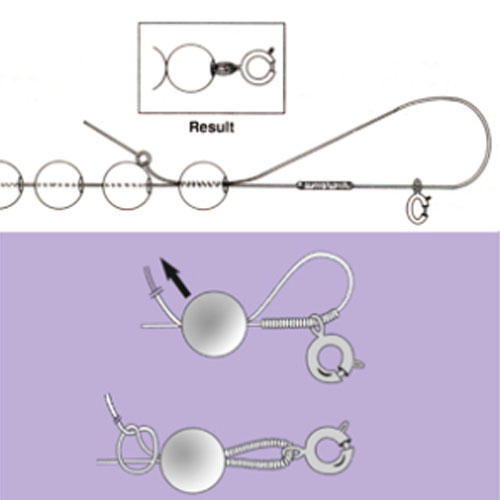 프렌치와이어 0.9mm(실버)-35Cm