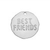 304스테인레스 Best Friend 펜던트 20mm - 1개