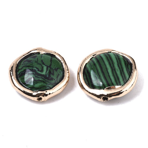 공작석 플렛라운드 17~19x17~18mm - 1개