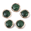 공작석 플렛라운드 17~19x17~18mm - 1개