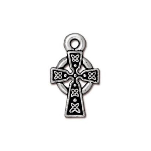 Celtic Cross Charm 8.75 X 15mm - 1개