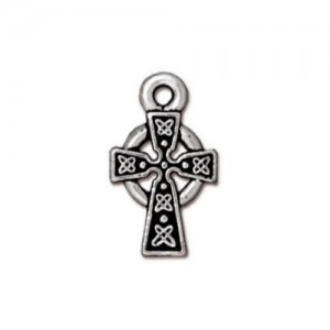 Celtic Cross Charm 8.75 X 15mm - 1개