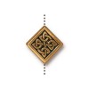 Medium Celtic Diamond Bead 13.25 X 13mm - 1개