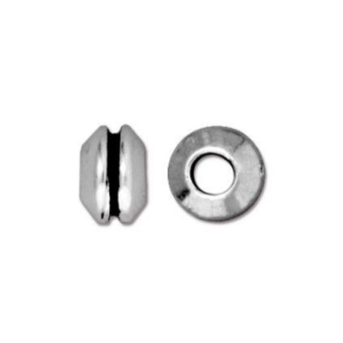 Grooved Large Hole Bead 8mm - 1개