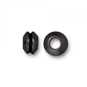 Grooved Large Hole Bead 8mm - 1개