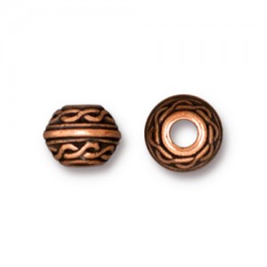 Celtic Large Hole Bead 8 X 6mm - 1개